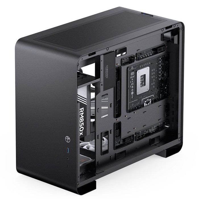 Jonsbo U4 Mini Micro-Atx-Carcasa, Tempered Glass - Negro