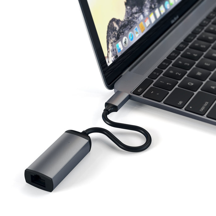 Satechi Usb-C A Ethernet Adapter, Space Gris, St-Tcenm