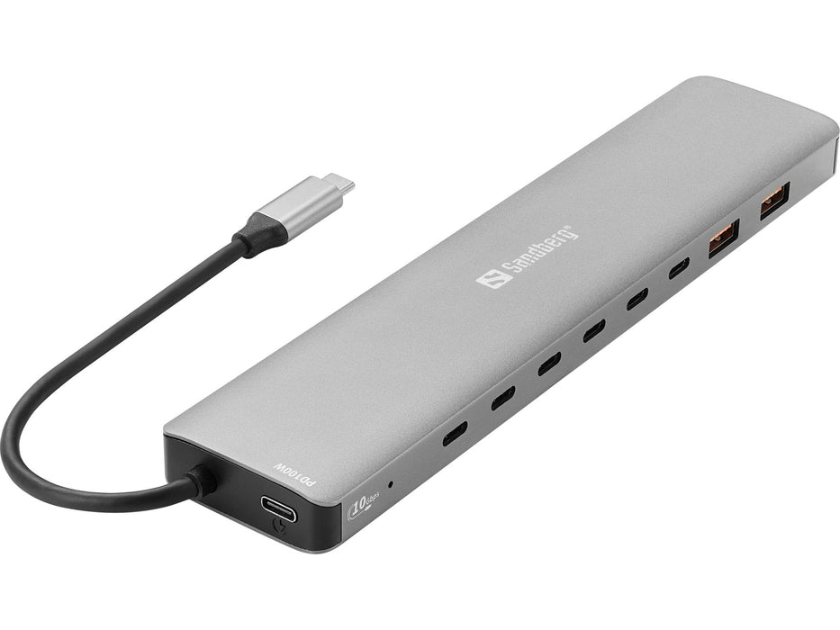 Usb-C To 8 X Usb-C + 2xusb-A  100w