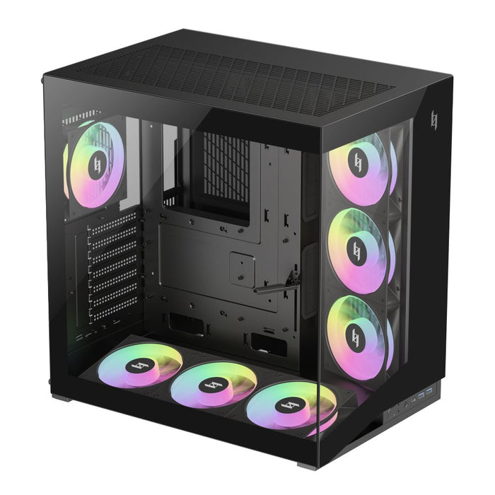 EAN 6931858712187 - GameMax NEX C56 BK carcasa de ordenador Midi Tower Negro imagen 3