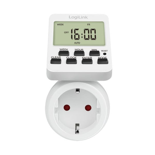 EAN 4052792070095 - LogiLink ET0014 contador eléctrico Blanco Programador eléctrico diario/semanal imagen 2