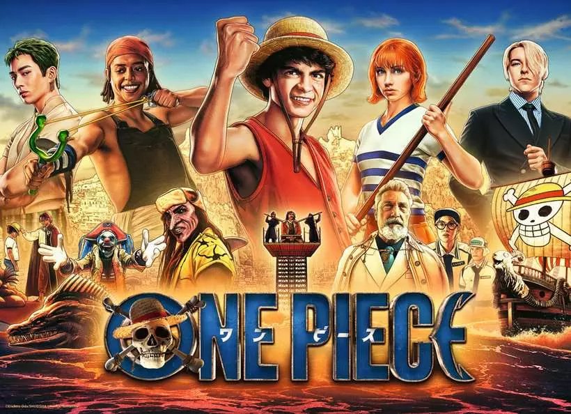 EAN 4005555014997 - Ravensburger Puzzle 500 pieces - The Adventures of the Straw Hat Pirates / One Piece Puzzle rompecabezas  imagen 2