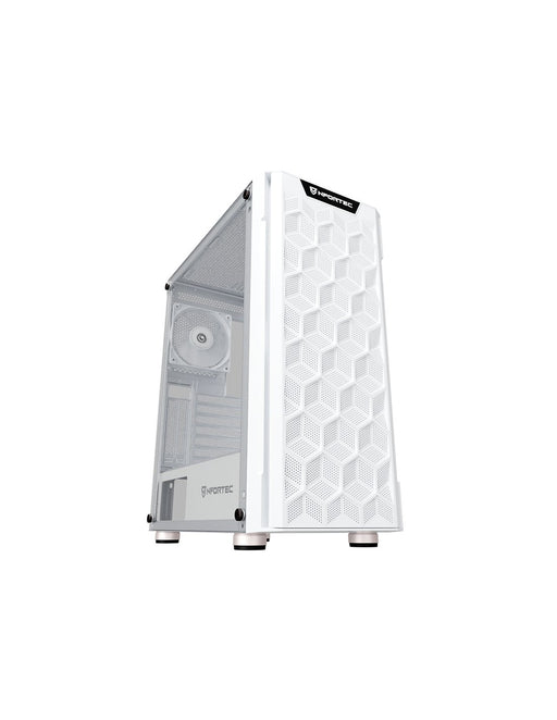 EAN 8435443721731 - Nfortec NF-CS-AZIR-W carcasa de ordenador Torre Blanco imagen 1