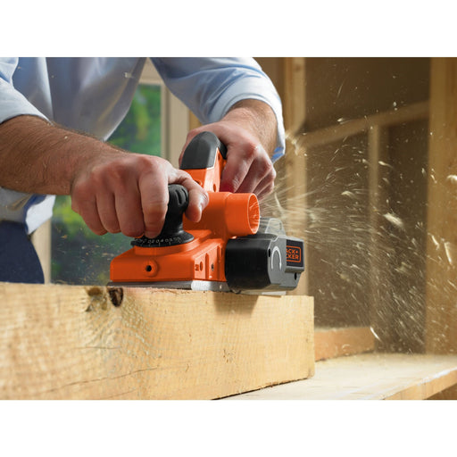 EAN 5035048312070 - Black & Decker KW750K-QS cepillo eléctrico manual Negro, Naranja 16000 RPM 750 W imagen 2