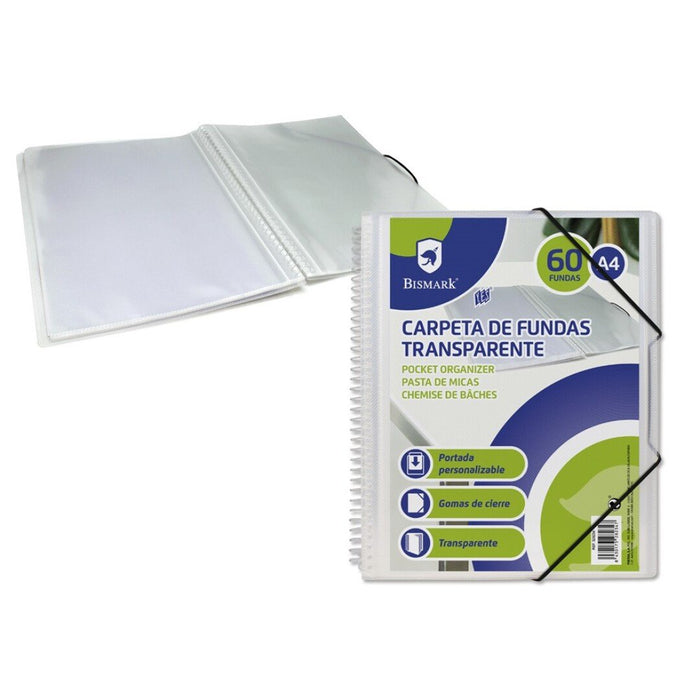 EAN 8430173282347 - Bismark 328234 protector de hojas 210 x 297 mm (A4) Plástico 60 pieza(s) imagen 1
