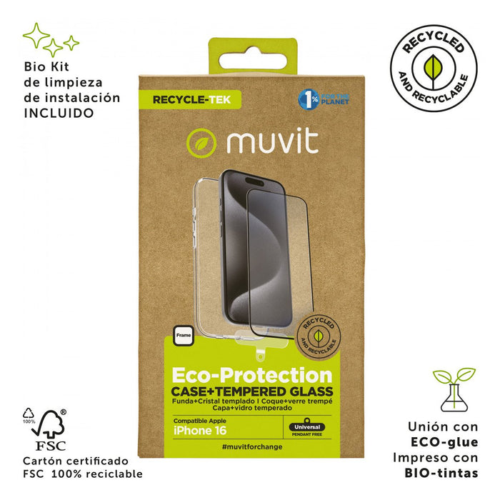 EAN 8426801174832 - Muvit MCPAK0101 funda para teléfono móvil 15,5 cm (6.1") Transparente imagen 6