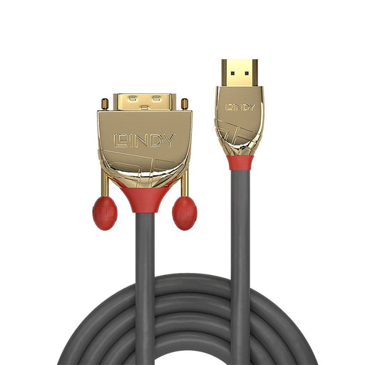 EAN 4002888361989 - Lindy 36198 adaptador de cable de vídeo 10 m HDMI tipo A (Estándar) DVI-D Gris imagen 2