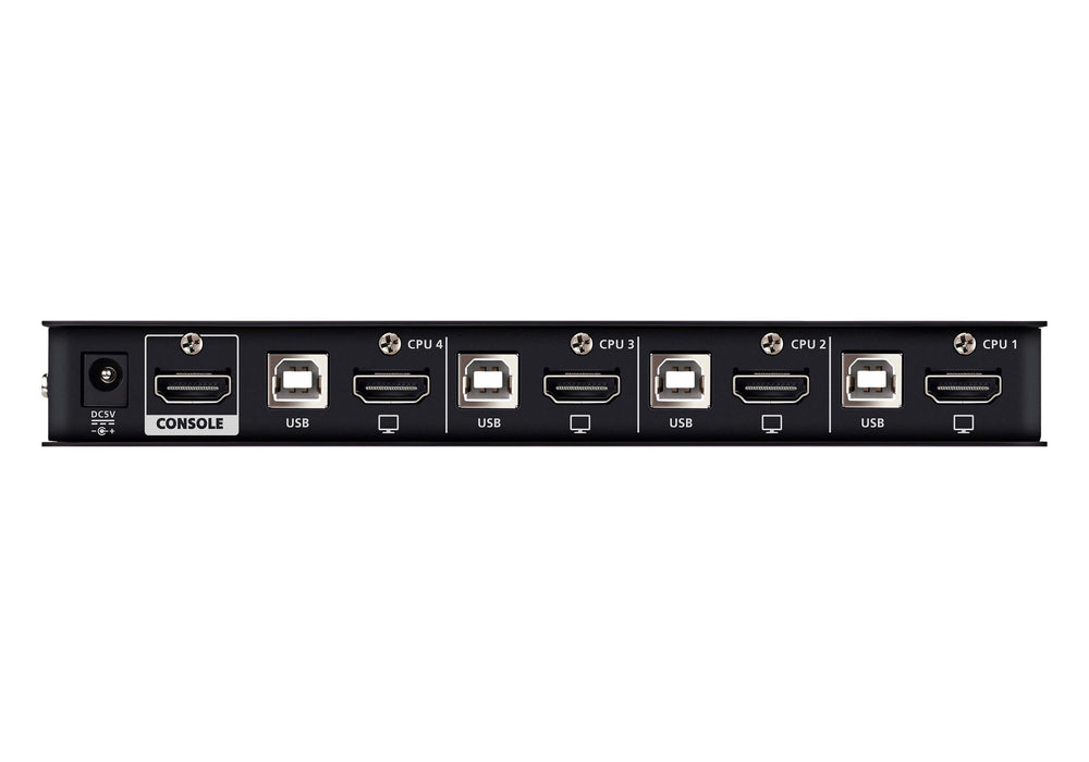 EAN 4710469349836 - ATEN CS784H interruptor KVM Negro imagen 3