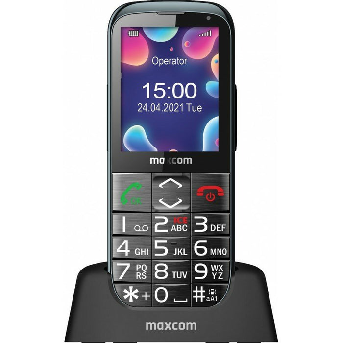 EAN 5908235976761 - MaxCom MM724 5,59 cm (2.2") 85 g Negro Teléfono para personas mayores imagen 1