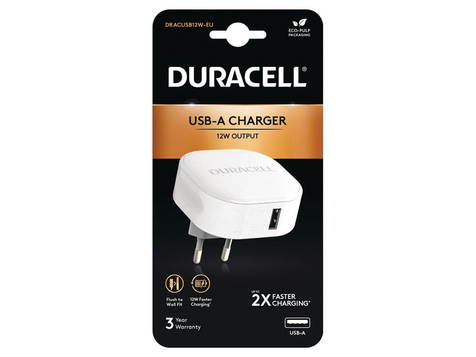 EAN 5056304311422 - Duracell DRACUSB12W-EU cargador de dispositivo móvil Blanco imagen 2