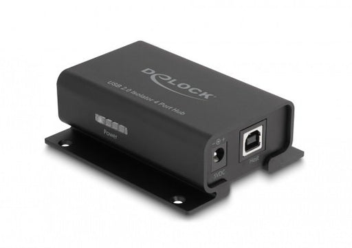 EAN 4043619642267 - DeLOCK 64226 convertidor, repetidor y aislador en serie Negro imagen 1