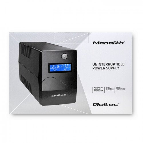 EAN 5901878539805 - Qoltec Monolith sistema de alimentación ininterrumpida (UPS) Doble conversión (en línea) 1 kVA 600 W 2 sa imagen 11
