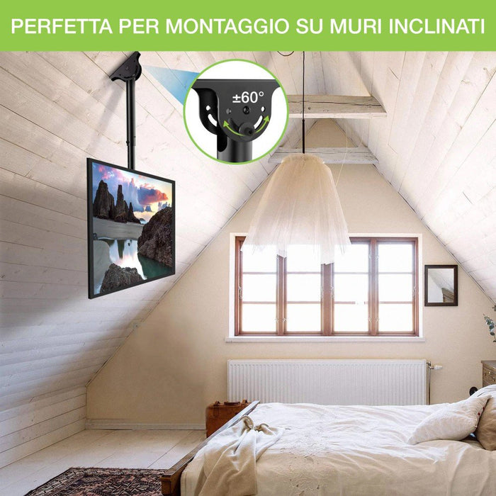 EAN 8054529020614 - Techly ICA-CPLB 922L soporte para pantalla de señalización 106,7 cm (42") Negro imagen 8