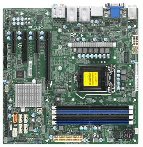 Placa Base Supermicro Motherboard X12scq Comet Lake-S Q470 Lga1200 Ddr4 Micro Atx