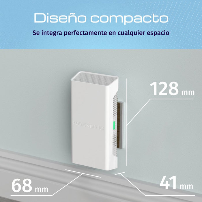 EAN 4897082922278 - Keenetic Buddy 6 SE (KN-4410) Repetidor de red Blanco, Gris 1000 Mbit/s imagen 5