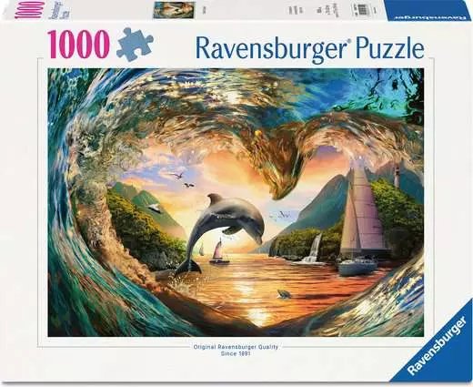 Ravensburger Puzzle Sprung In Den Sonnenuntergang (1000 Teile) 12001711