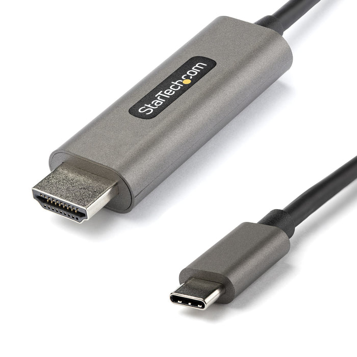 EAN 0065030889001 - StarTech.com CDP2HDMM5MH adaptador de cable de vídeo HDMI tipo A (Estándar) Negro, Plata imagen 1