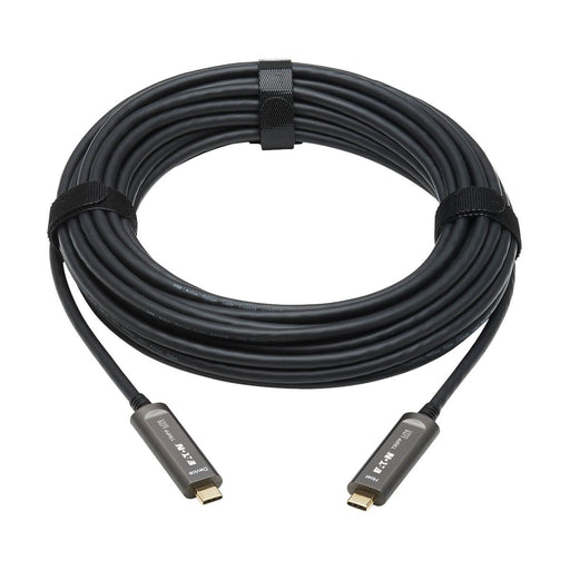 EAN 0037332275158 - Tripp Lite U420F-10M-D321 cable USB USB 3.2 Gen 2 (3.1 Gen 2) USB C 10 Gbit/s Negro, Gris imagen 2