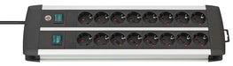 EAN 4007123650446 - Brennenstuhl 1391000916 base múltiple 3 m 16 salidas AC Interior Negro, Blanco imagen 1