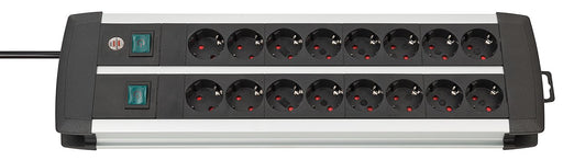 EAN 4007123650446 - Brennenstuhl 1391000916 base múltiple 3 m 16 salidas AC Interior Negro, Blanco imagen 1