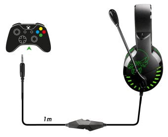 EAN 3700104424852 - Spirit of Gamer PRO-H3 XBOX EDITION Auriculares Alámbrico Diadema Juego Negro, Verde imagen 3