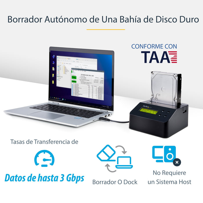 EAN 0065030861137 - StarTech.com SDOCK1EU3P accesorio y pieza para dispositivo de almacenamiento de datos Borrador de unidad  imagen 7