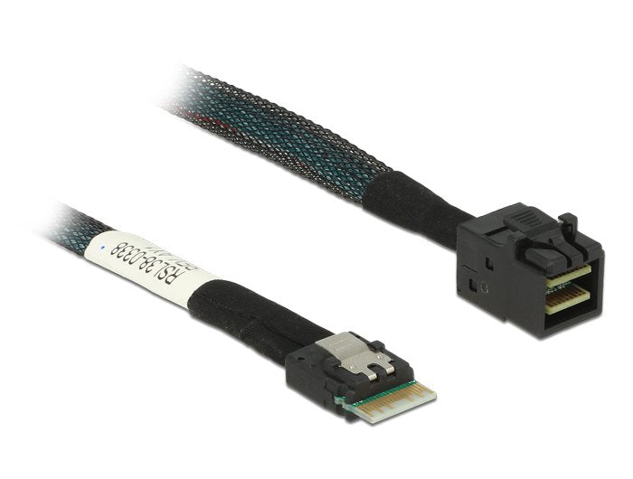 Delock Cable Slim Sas Sff-8654 4i > Mini Sas Hd Sff-8643 0,5