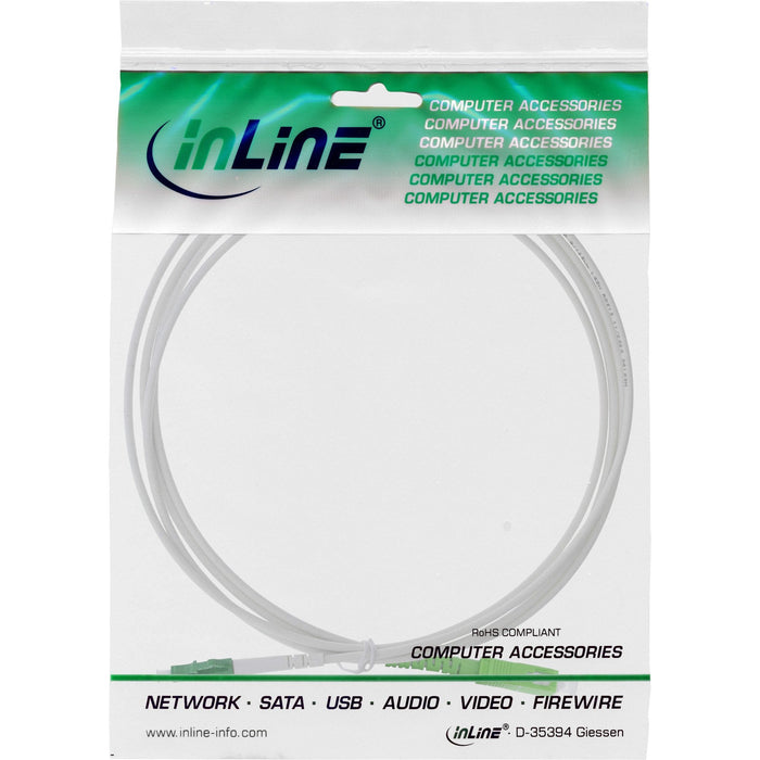 Cable Símplex De Fibra Óptica Inline, Ftth, Lc/Apc 8° A Sc/Apc 8°, 9/125 ?M, Os2, 3 M