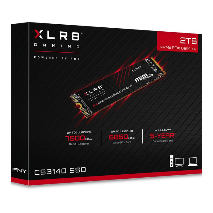 EAN 0751492642390 - PNY XLR8 CS3140 2 TB M.2 PCI Express 4.0 NVMe 3D NAND imagen 4