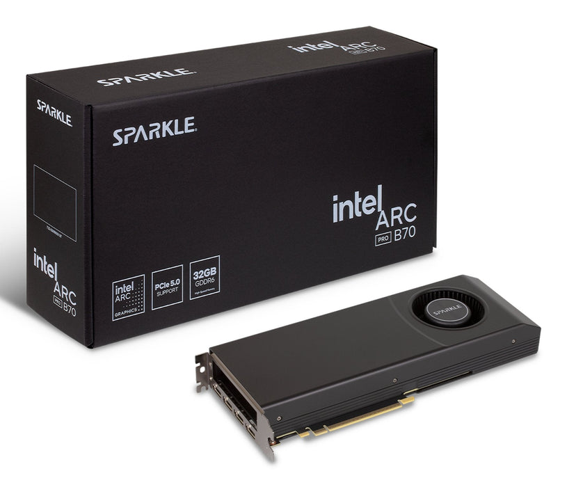 Sparkle Intel Arc Pro B70 Blower 32gb Gddr6 Sbp70w-32g Retail