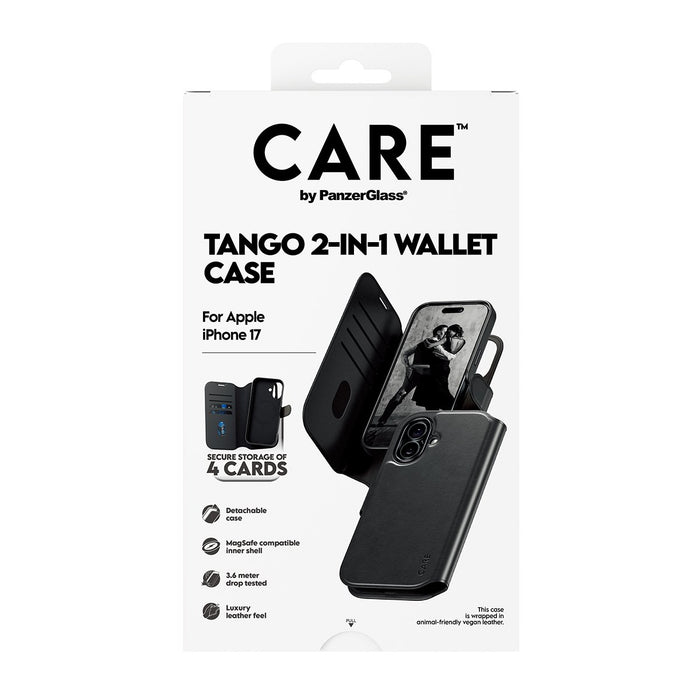 EAN 5715685026751 - PanzerGlass CARE™ by ® Tango 2-in-1 Wallet Case w. MagSafe iPhone 17 funda para teléfono móvil Negro imagen 3