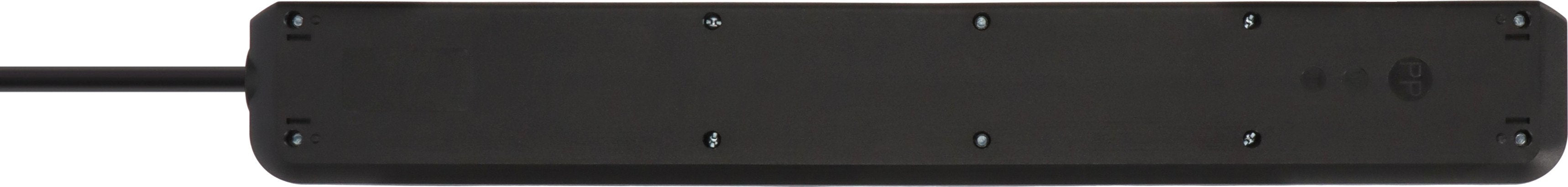 Brennenstuhl Eco-Line Regleta De Enchufes 8-Vías Negro 5m H05