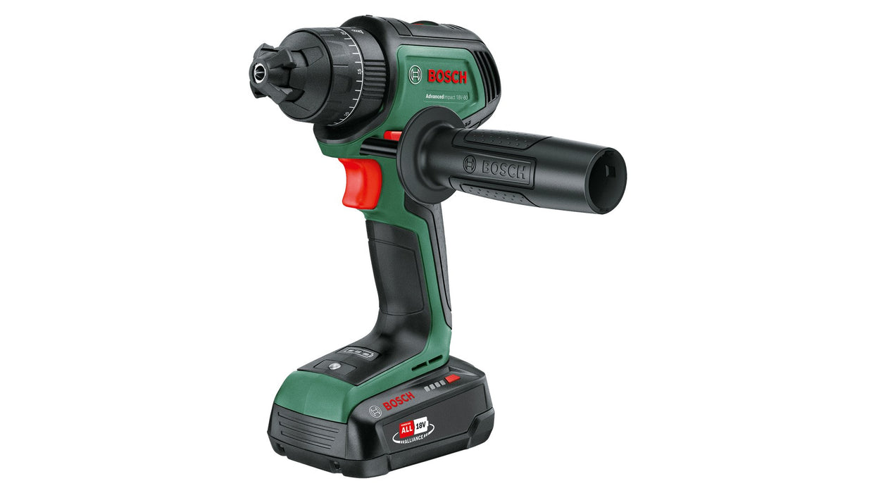 EAN 4053423239638 - Bosch AdvancedImpact 18V-80 QuickSnap 1950 RPM Sin llave 890 g Negro, Verde imagen 3