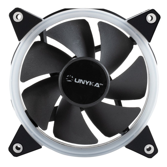 EAN 6940533544951 - UNYKAch Fan CANDY 30 ARGB Ring Led 120 mm Carcasa del ordenador 12 cm Negro 3 pieza(s) imagen 8