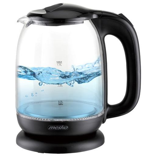 EAN 5903887808521 - Mesko Home MS_1302B tetera eléctrica 1,7 L 2200 W Transparente, Negro imagen 1
