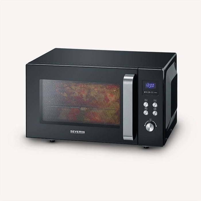 EAN 4008146037610 - Severin MW 7763 microondas Negro, Plata Microondas con grill Encimera 25 L 900 W imagen 2