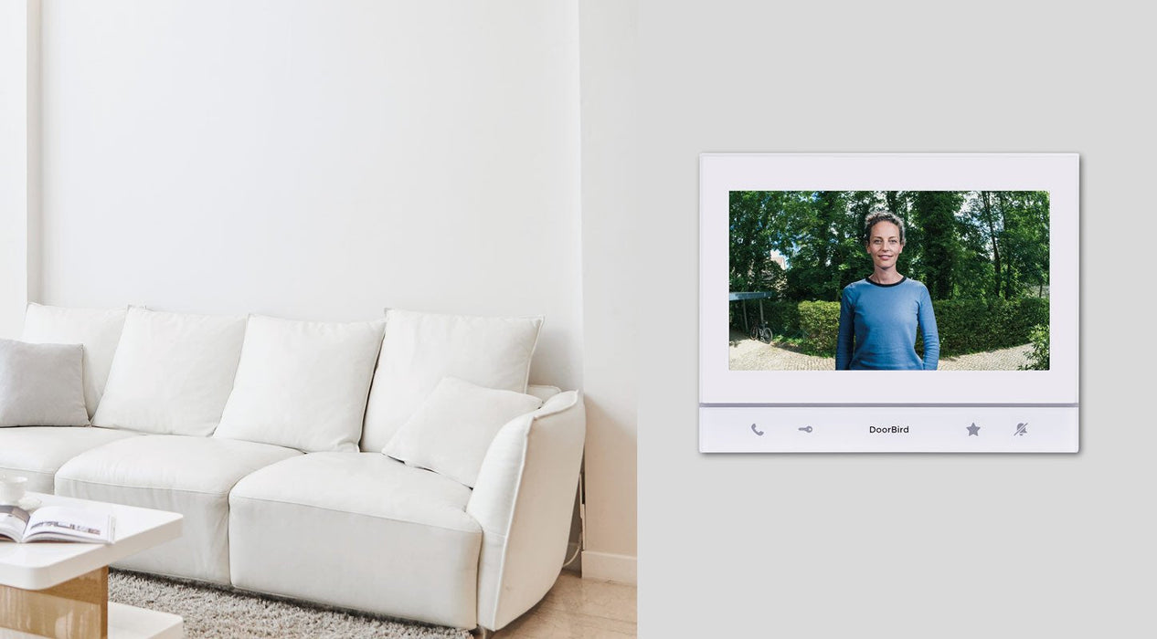 Doorbird A1103t, 17,8 Cm (7"), Ips, 1024 X 600 Pixel, Kapazitiv, Blanco, Schnelles Ethernet