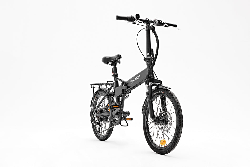 Sharp Klapp/Falt E-Bike 250w Motor / App / Schwarz
