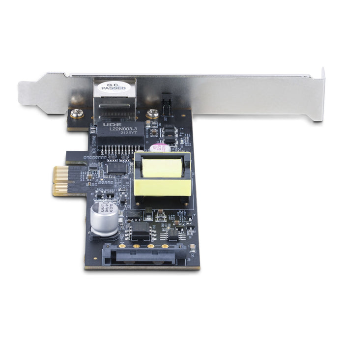 Startech.Com Startech 1-Port 2.5gbps Poe Tarjeta De Red, Intel I225-V, 802.3at/Af - Adaptador De Red - Pcie 2.0 Low-Profile - 2.5gbase-T (Poe+)