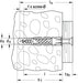 EAN 4048962154214 - Fischer 518886 tornillo de anclaje y taco 40 pieza(s) 50 mm imagen 2