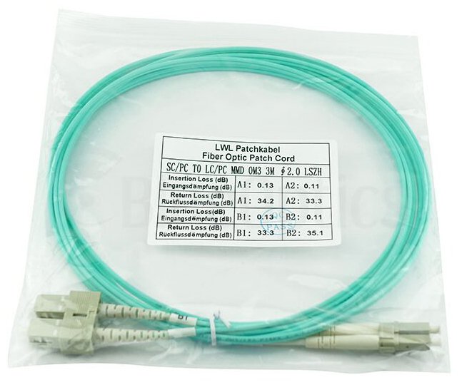 EAN 4063232617510 - BlueOptics SFP3132EU10MK Cable de fibra óptica e InfiniBand 10 m LC Color aguamarina imagen 8