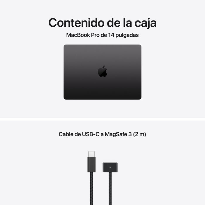 Apple Macbook Pro 14' M5 Pro 15-Core Cpu 24gb 1tb Ssd 16-Core Gpu Negro Espacial