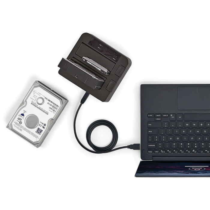 Startech.Com Base De Conexion Usb 3.1 (10gbps) Con Uas De 2 Bahias Para Disco Duro O Ssd Sata De 2,5 O 3,5 Pulgadas,2 Años