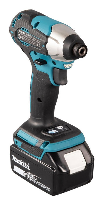 EAN 0088381738576 - Makita DTD157Z atornilladora de impacto con batería 1/4" 3000 RPM 140 Nm Negro, Verde 18 V imagen 7
