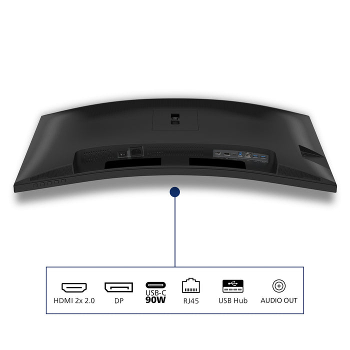 EAN 8721038002409 - Philips 3000 series 34B2U3600C/00 pantalla para PC 86,4 cm (34") 3440 x 1440 Pixeles Wide Quad HD LCD Neg imagen 6