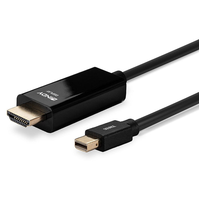 EAN 4002888369282 - Lindy 36928 adaptador de cable de vídeo 3 m Mini DisplayPort HDMI tipo A (Estándar) Negro imagen 5