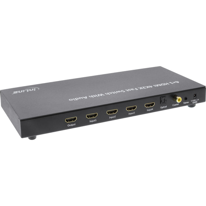 Switch Inline 4×1 Hdmi 4k Ultrahd Con Audio