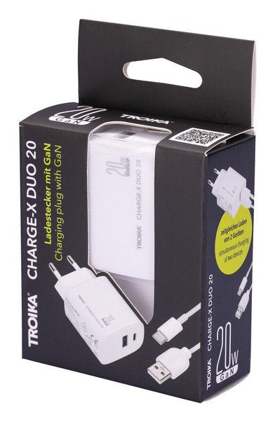 EAN 4024023038099 - TROIKA CHA20/WH cargador de dispositivo móvil Smartphone, Tableta Blanco Corriente alterna Carga rápida I imagen 5