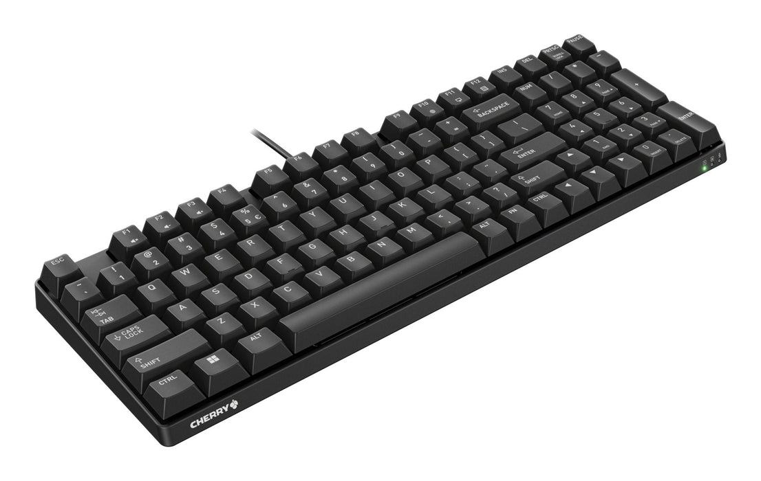 Cherry K37id, Completo Tamaño (100%), Con Cable, Usb, Membran Key Switch, Qwerty, Negro
