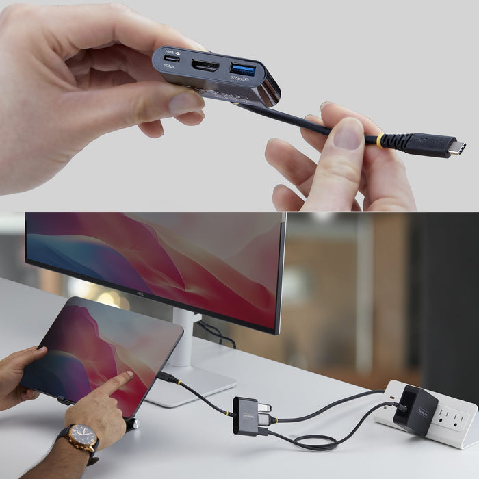 Dock Hub Multipuertos Usb-C A Hdmi - 140w - 4k60hz - Negro